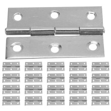 2,5 Pouces de Long 6 Trous de Montage Charnieres en Acier Inoxydable 160 Pieces (Paquet de 160)