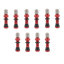 5 Pair 40mm Tubeless Air Valve for Road Bike & MTB Tubeless Valve Stem Universal Schrader 10mm Base