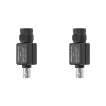 2X P57 50ohm Black BNC to BNC Female 50KY Q9 Adapter Connector Accessories