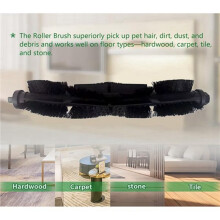 18PCS Main Brush Side Brush Hepa Filters Mop Cloth for Tapo RV30 / Tapo RV10 Vacuum Cleaner Parts