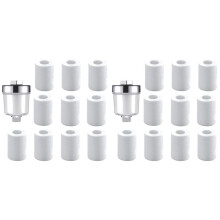 2X Wasserauslass-Reinigungssets, Universal-Wasserhahnfilter, Küche, Badezimmer, Dusche, Haushaltsfilter, PP-Baumwolle
