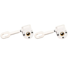 2X Retractable Awning Manual Gear Mechanism Retractable Awning Hand Crank Gear Assembly Portable Aluminum Alloy Apare A