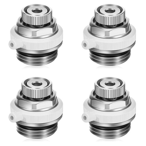 4X Fully Automatic Air Vent Auto Cut-Off Self Bleeding Radiator Valve 1/2inch for Heating Systems