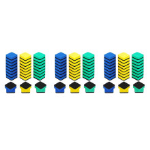 90Pcs Whiteboard Eraser Washable and Reusable Magnetic Whiteboard Eraser for Cleaning Dry Erase Markers