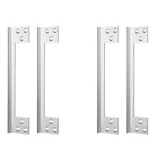 4 Pcs Door Guard Plate Outswing Angle Protector Door Cover Shield L Shaped Security 11Inch