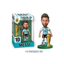 (1) Football Stars Figure Model Desk Decoration, Soccer Player Figurine Gift