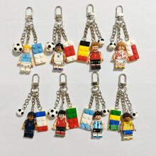 (Argentina team messi) 2026 World Cup Keychain Pendant Soccer Creative Ornament Keychain