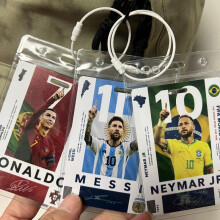 (6) Soccer Fan Pendant Keychain Backpack Charm 2026 World Cup Edition Unisex