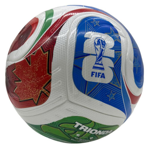 Size 5 PU Leather Soccer Ball with Machine-Stitched Design for Match