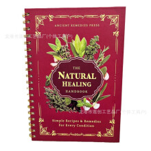 Herbal Medicine Notebook Bullet Journal Blank Pages Clear Layout Beautiful Patterns