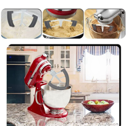 2X Flex- Paddle Attachment for  4.5-5 QT Tilt- Stand Mixer Replacement Beater Bowl Scraper Blade 2