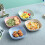 Plastic Snack Plates Serving Tray 1 PC 7