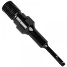 Adaptateur SDS Plus UNC 1 1/4 pouce, tige de foret diamantée en acier robuste, noir