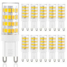 G9 LED žiarovka 5W teplá biela 3000K, úsporné kapsulové žiarovky, balenie 10 kusov
