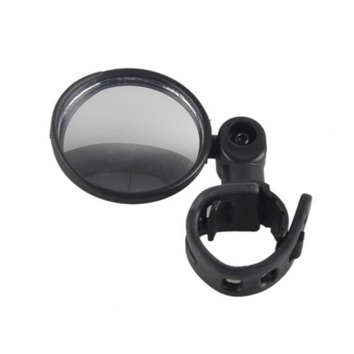 Black Bicycle Mirror 2 Pack Adjustable Scratch Resistant Rear View Handlebar Mirrors 2