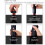 Black Bicycle Mirror 2 Pack Adjustable Scratch Resistant Rear View Handlebar Mirrors 5