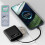 Φορητό Power Bank 15000mAh με 4 ενσωματωμένα καλώδια, 6 εξόδους, 3 εισόδους, οθόνη LED κα 6