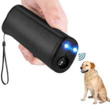 Luxora Handheld Ultrasonic Dog Repellent Dog Trainer, Anti Barking Device with Led Flashlight, Dog Deterrent