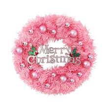 Guirlanda de Natal de 30 cm, Guirlanda Floral para Pendurar na Porta, Enfeite Festivo de Natal