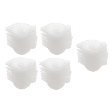 50Pcs Silicone Mold Cup Dispenser Diy Epoxy Resin for Jewelry Making Tool Color Modulation Diy Mold Accessory