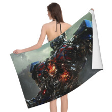 Serviette de plage Transformers, serviette de bain multifonctionnelle, grande taille, anti-sable, séchage rapide, absorbante, douce au toucher,