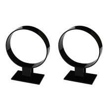 2X Acrylic Headband Holder, Hair Accessories, Headband Display Stand, Jewelry Holder Black