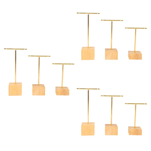 9 Pezzi Moda T-Bar Espositore per Gioielli Espositore per Orecchini, Orecchini Appesi per Organizer