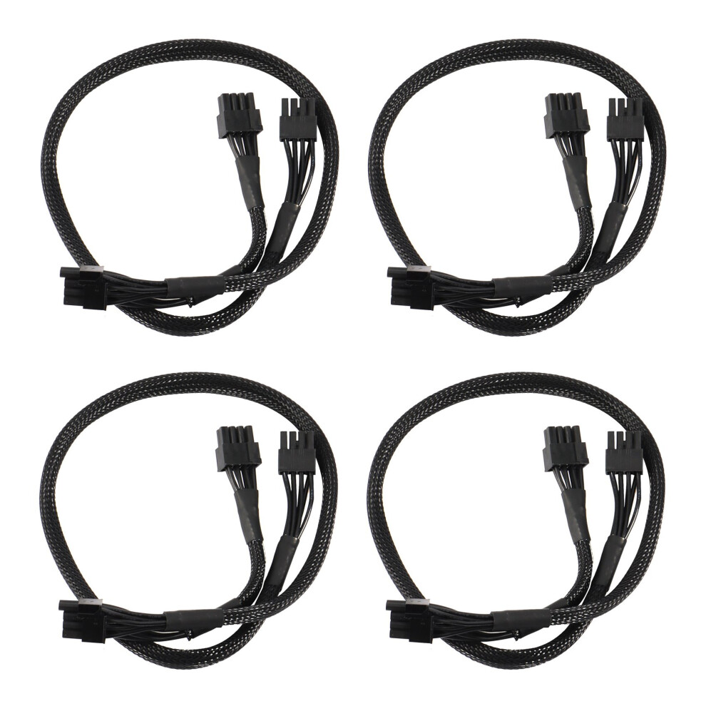 4X Psu 8Pin To Dual 8Pin(6+2) Pin Pcie Modular Power Supply Cable For Evga Supernova G2 G3 P2 T2 Gs 650 750 850 6031329652544