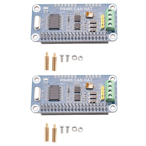2X Waveshare RS485 CAN HAT for Raspberry Pi Allows Stable Long-Distance Communication Supports Raspberry Pi Series
