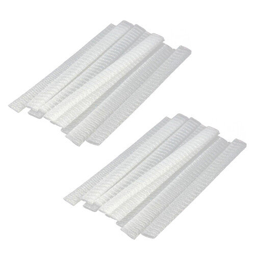 40 PCS Cosmetic Make  Brushes Guards Mesh Protectors Cover Sheath Net White