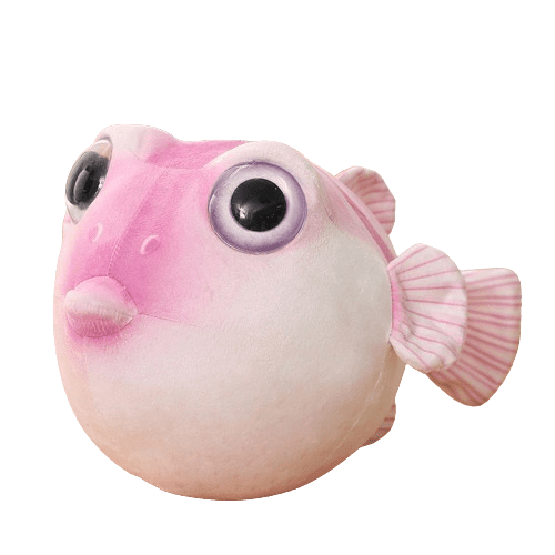 Τέλεια Alley Puffer Fish Γεμιστά Ζώα Αστεία Μαλακά Λούτρινα, Παχουλός Puffer Fish Λούτρινο