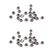 40 Pieces Stainless Steel Beads of Metal Beads Size 6mm for Jewelry Creation Jewelry Accessory