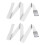 2X Canvas Cotton White Belt Belts Textile Ribbon Belt 1