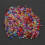 6000 Mixed Bicone Acrylic Tiny Spacers Beads 4X4mm 2