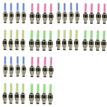 48 Luci al Neon per Raggi di Bici, Luci A LED per Bicicletta, Tappi per Valvole per Pneumatici, Torce Elettriche, Raggi per Ruote, Accessori per