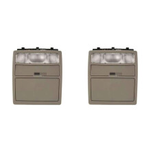 2X 63650-33221E0 Reading Light Assembly Ceiling Lamp Glasses Case for Land Camry Aurion 2007-2011