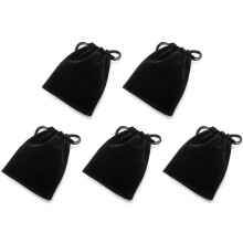5Pcs 2mm Width Skin Rope Necklace Alloy Chain Necklace Black Silver Color Length 51cm