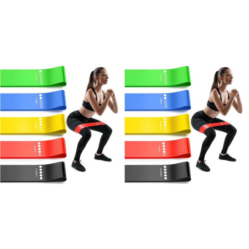 10X Resistance Bands for Working Out, Elastic Exercice Loop Bands for Physical Therapy, B 1