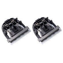 2X Schwarzes Keramik Titan Messer Haustier Hunde Haar Schneider Klingen Kopf für BaoRun P2 P3 P6 P9 S1 LILI