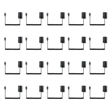 20X USB Charging Cable NP-FW50 Dummy Battery Spring Wire for A7 A7R A7S A7M A7II A7S2 A7M2 A7R2 A6300 Coupler