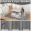 (Gray) Quick Dry Foldable Stone Dish Drying Mat,Non-Slip Reusable Diatomite Drainer Pad 40*30cm 4
