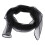 2X Bello Moda Pianura Piazza Chiffon Collo Sciarpa Capo Sciarpe 70 cm x 70 cm (Nero) 4