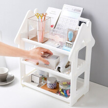 ¡EXCELENTE PARA APROVECHAR EL ESPACIO! Estantería pequeña para cocina, estante de especias de tres niveles, organizador de escritorio. ¡La vida
