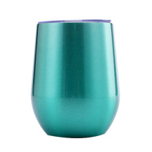 Gobelet isotherme YOBOLK 360 ml en acier inoxydable avec couvercle - Mug de voyage pour café, garde les boissons chaudes/glacées, compatible avec
