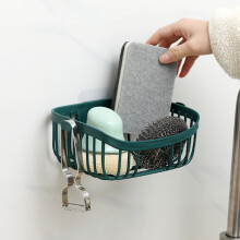 Caja para papel de cocina Wtgtog, estante de pared para inodoro, instalación sin perforaciones, compatible con rollos estándar, almacenamiento