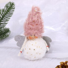 Feimajia Cadeaux de Noël Nouvelle peluche ange Décorations de Noël Pendentifs pour sapin de Noël Accessoires de décoration pour scène de Noël