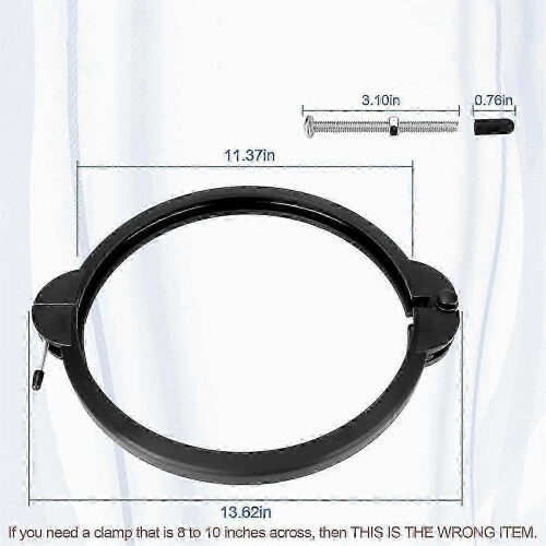 Suitable for Intex 10 Inch Sand Filter Pump Clamp, Pool Sand Filter Valve Replacement Part-si xi 2