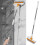 XIUH Kitchen Tools2024Πολυλειτουργική βούρτσα χειρός για καθαρισμό δαπέδου, τοίχου και 8