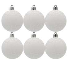 Jusqu'à 60 % de réduction sur les cadeaux de Noël Gnobogi : lot de 6 boules de Noël de 8 cm à suspendre pour la maison et les fêtes.