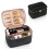 Make-uptas zwart, draagbare cosmetica-organizer met grote capaciteit 1